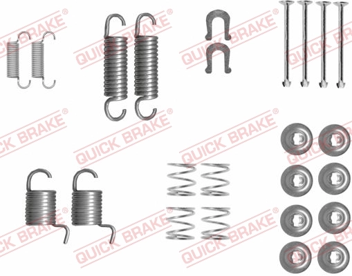 Accessory Kit, brake shoes
